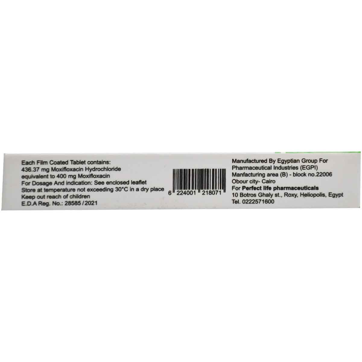 Advoxin 400mg 10 Film Coated Tablets image number 1