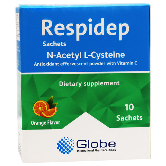Respidep Orange Flavor 10 Sachets image number 0