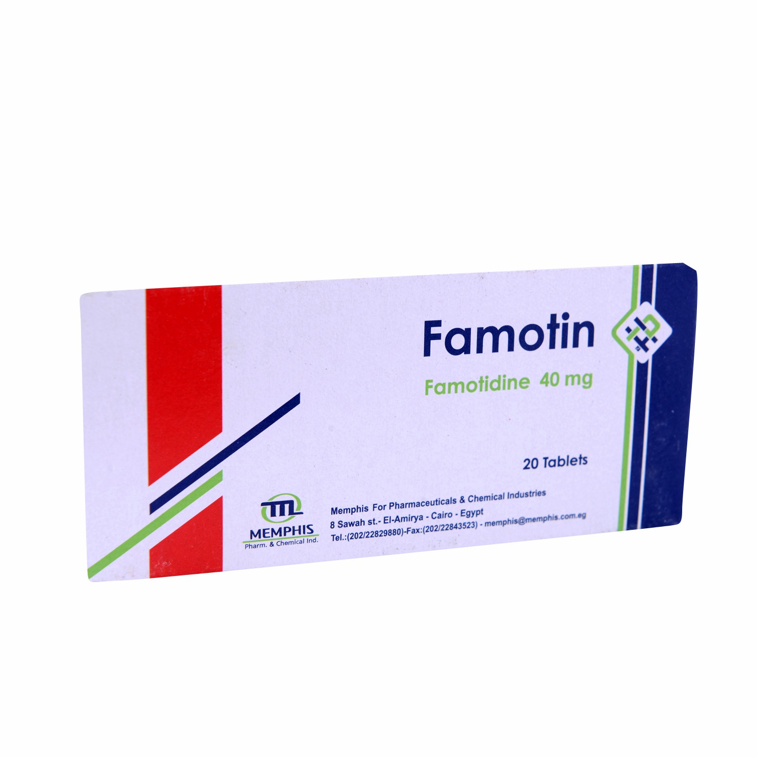 Famotin 40mg 20 Tablets image number 0