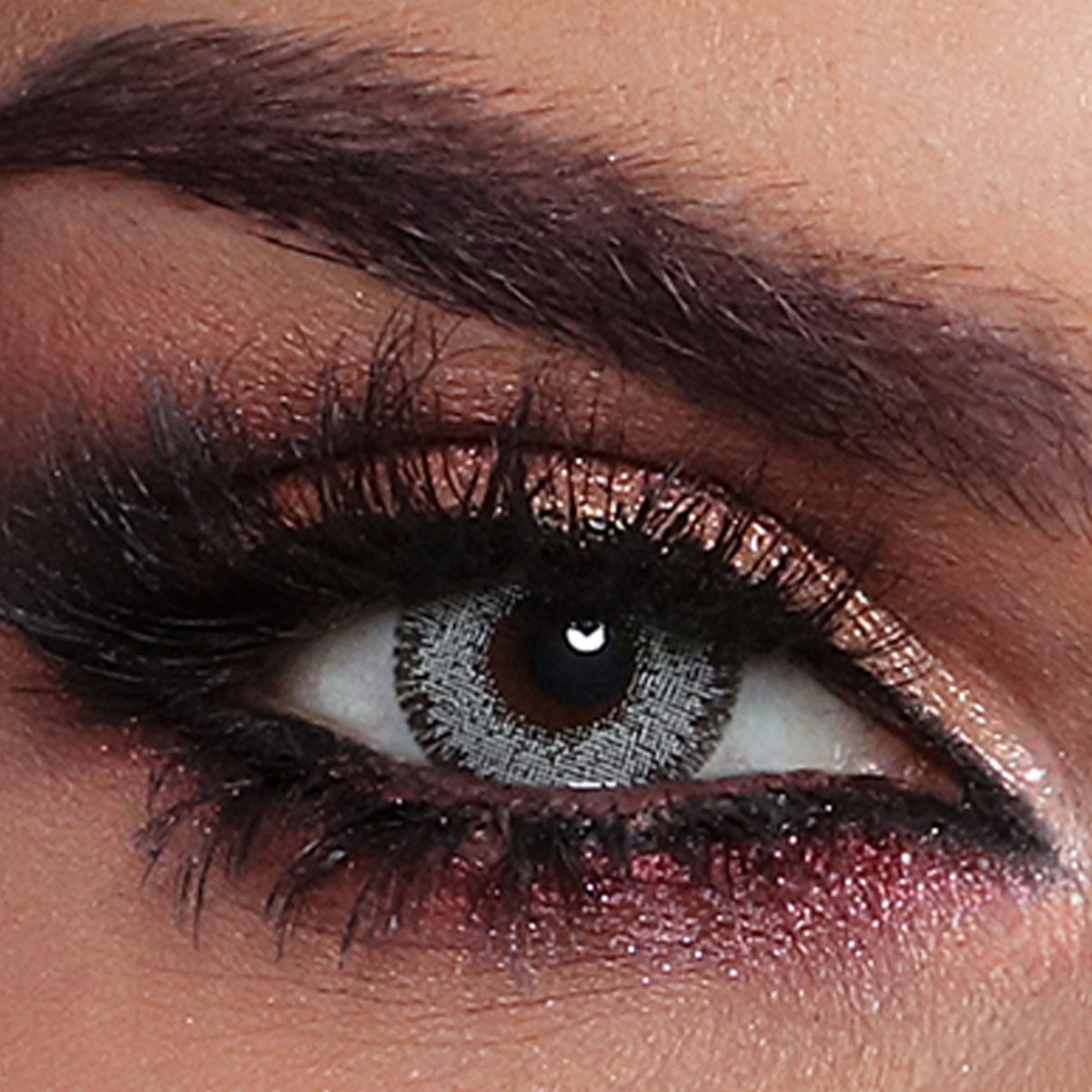 Bella Glow Color Lenses Husky Gray Green image number 0