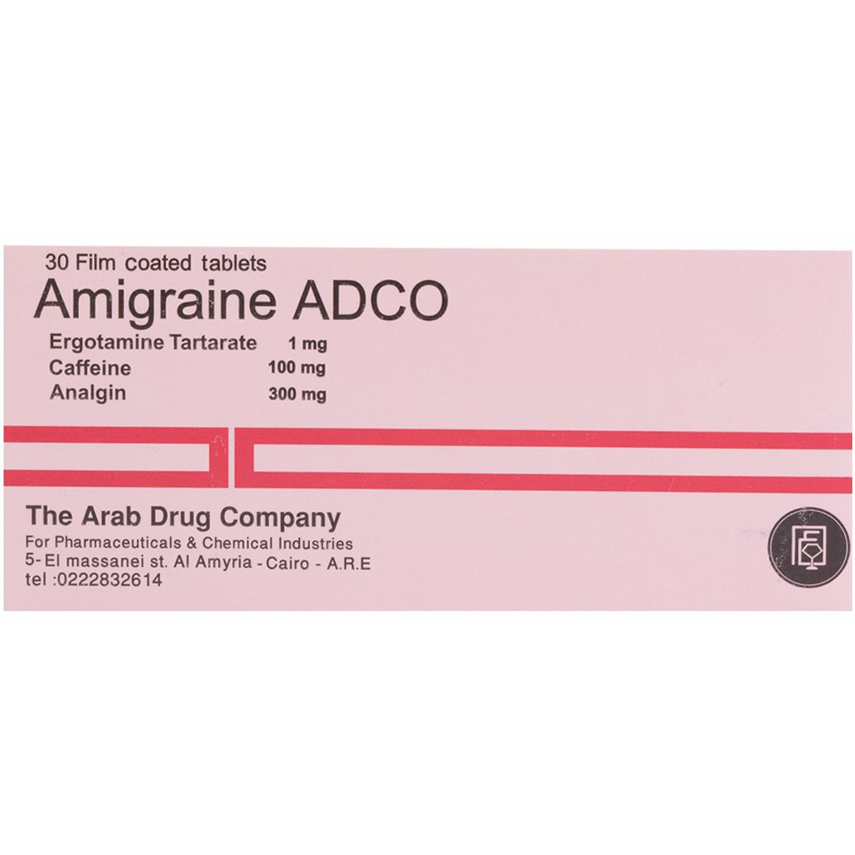 Amigraine (1Mg + 100Mg + 300Mg) 30 Tablet image number 0
