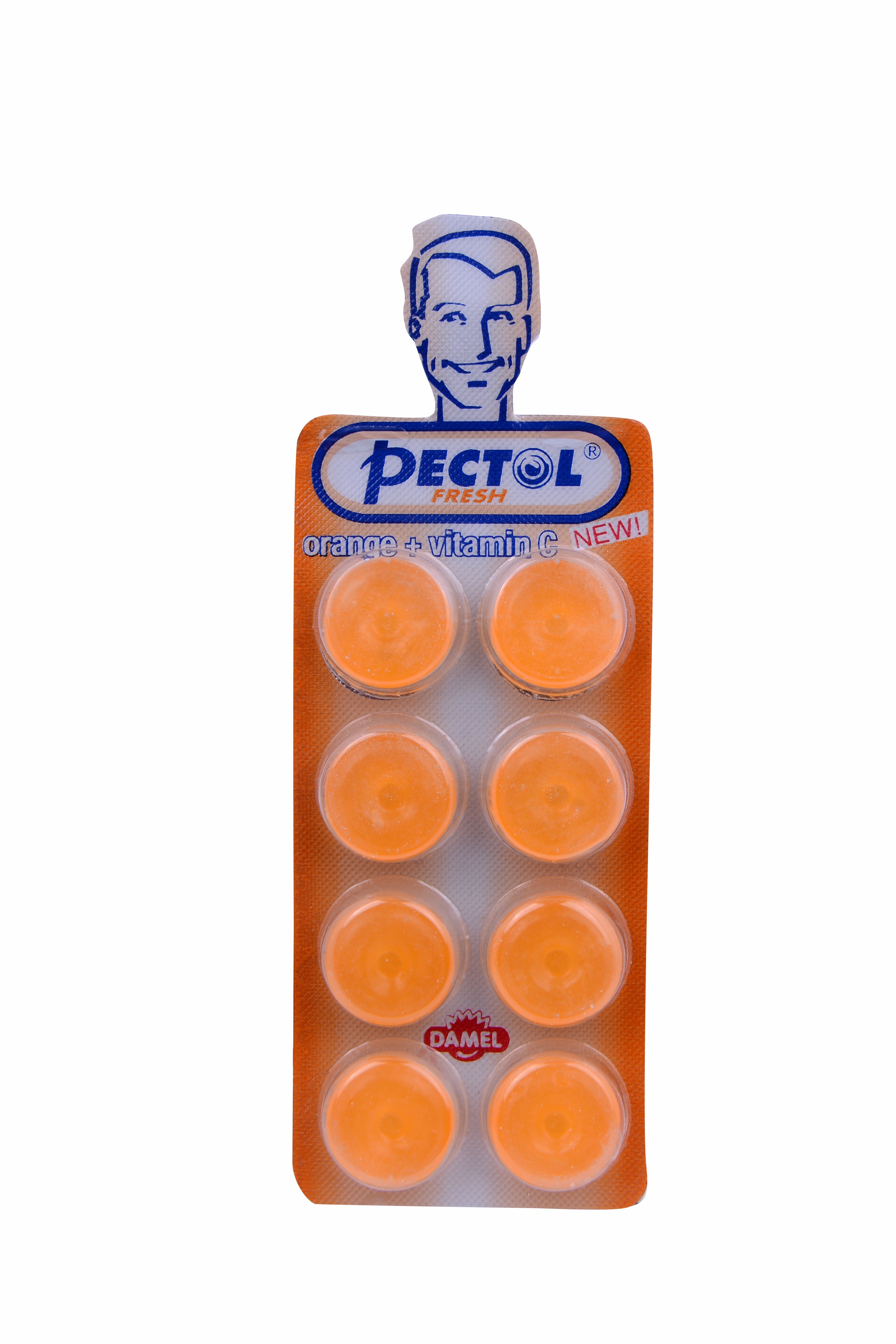 Pectol Orange 8 Lozenges Tablets image number 0