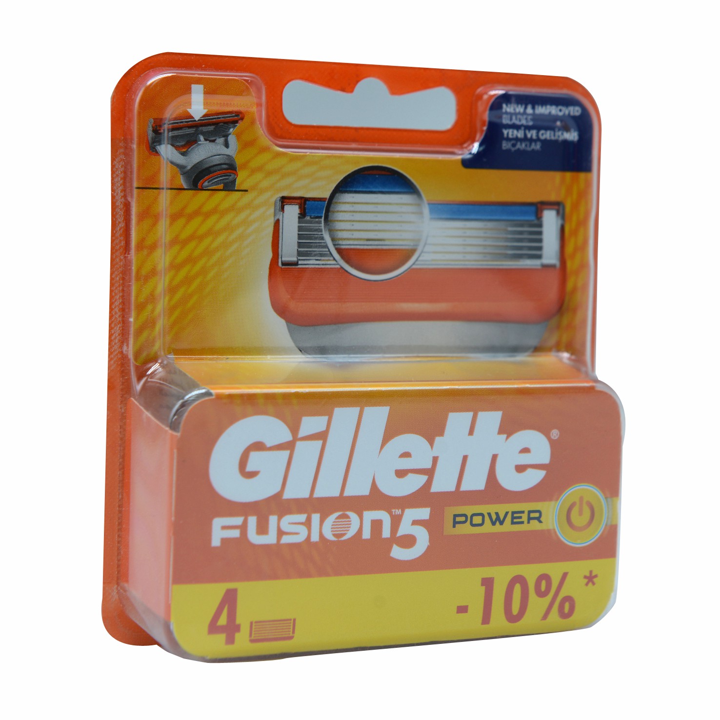 Gillette Fusion Power Blades 4 Pieces image number 0