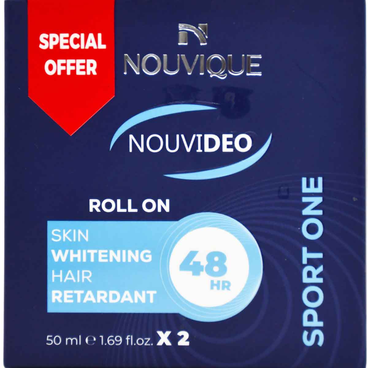 Nouvique Nouvigen Roll On Sport One for Men 2 x 50ml (Offer Pack) image number 0
