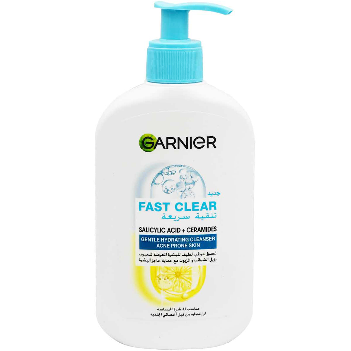 Garnier Fast Clear Gentle Hydrating Cleanser for Acne 250 ml image number 0