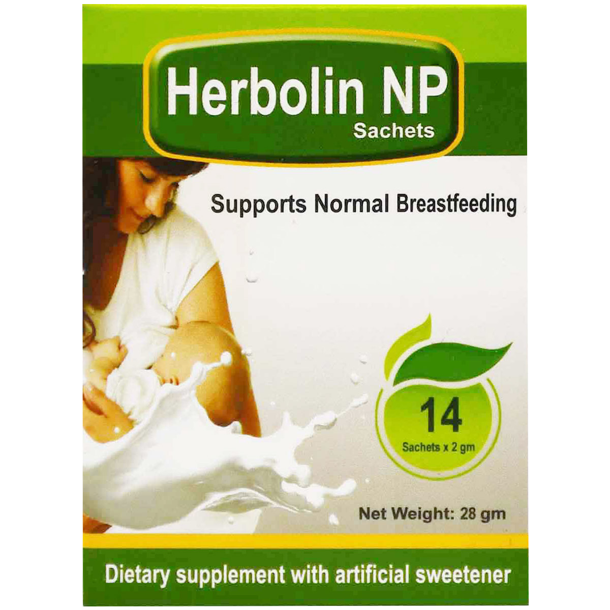 Herbolin NP 28gm 14 Sachets image number 0