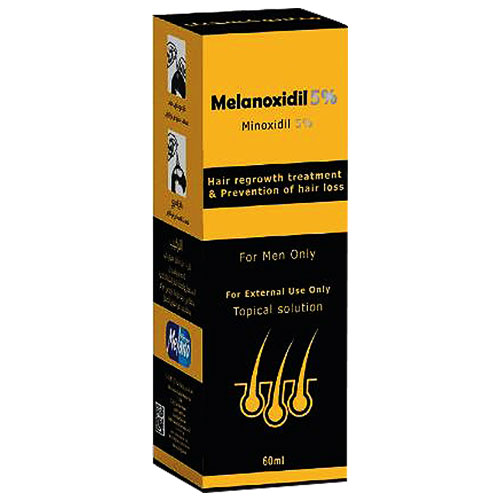 Melanoxidil 5% 60ml For Men Topical Solution Spray image number 0