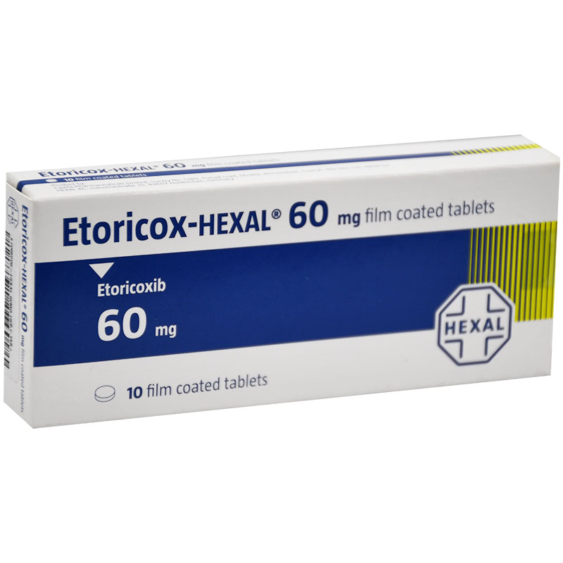 Etoricox-Hexal 60mg 30 Film Coated Tablet image number 0