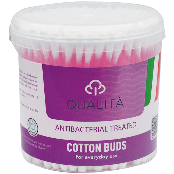 Qualita Cotton Buds Jar 200 Pieces image number 0