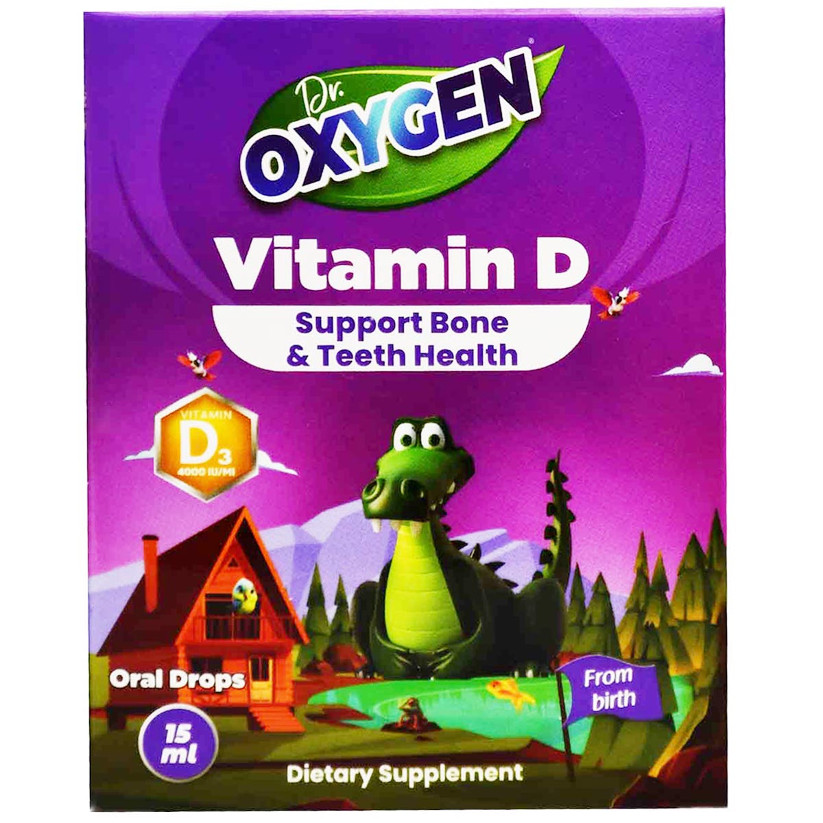 Dr Oxygen Vitamin D Oral Drops 15 ml image number 0