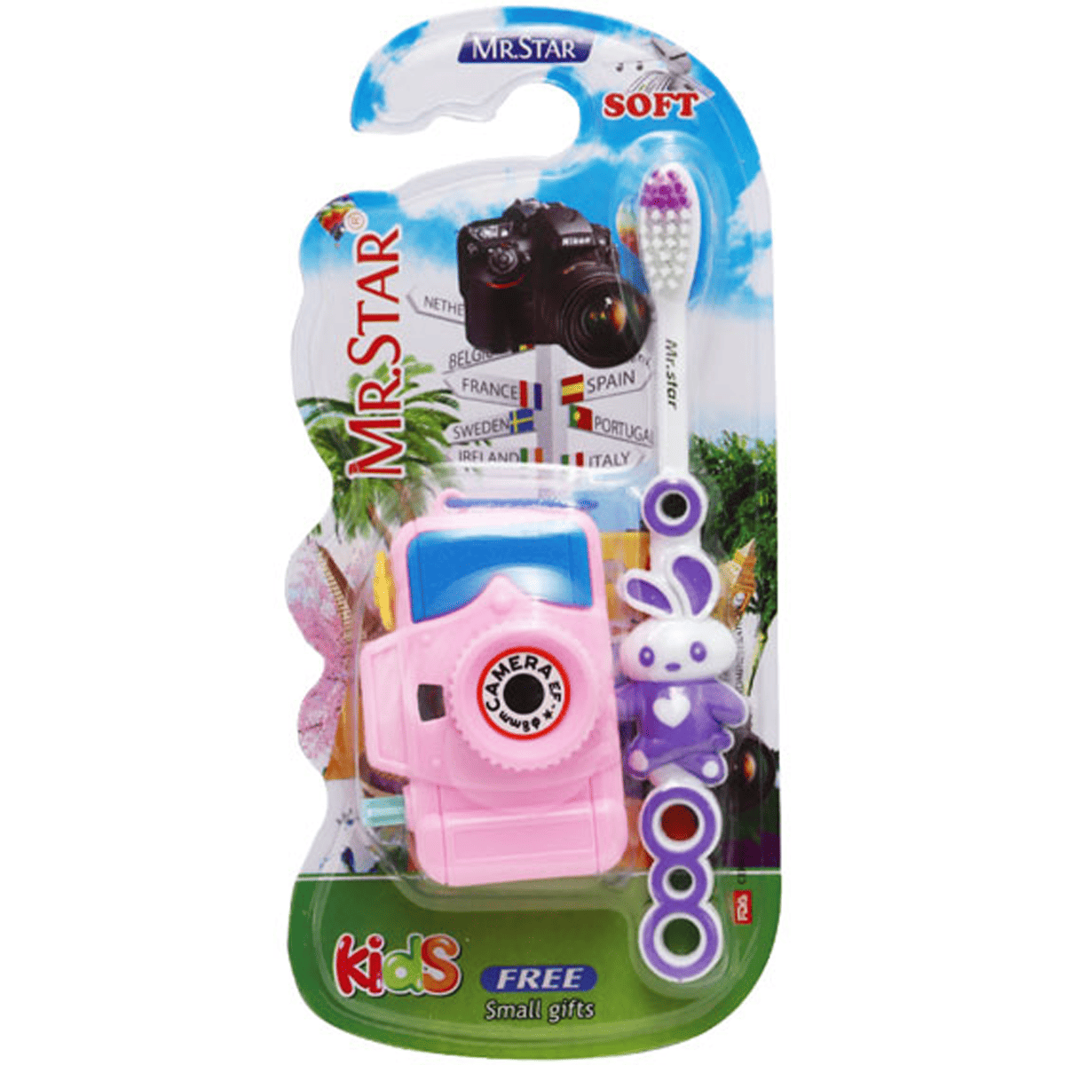 Mr. Star Kids Soft Toothbrush for ( 3 Years+) with Gift/09C image number 0