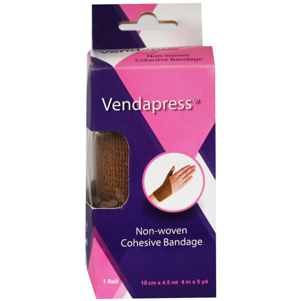 Vendapress Cohesive Bandage 10Cmx4.5 Metre (Paige) image number 0