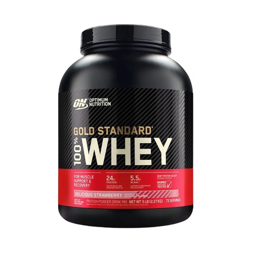 ON Gold Standard Whey Delicious Strawberry 2.27kg image number 0