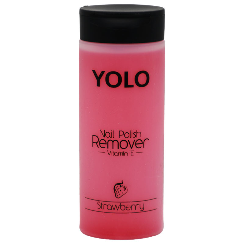 Yolo Nail Polish Remover Strawberry 135ml image number 0