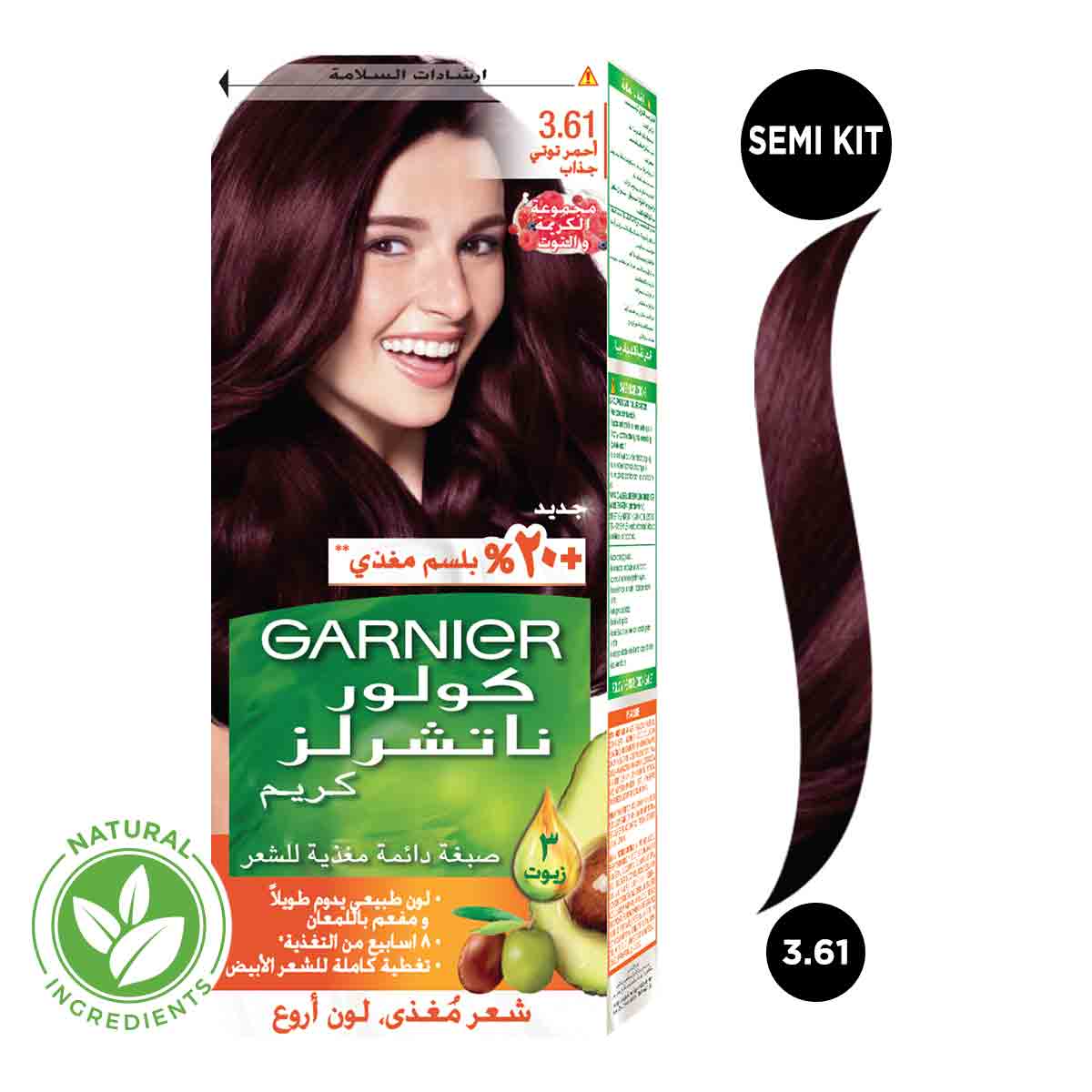 Garnier Color Naturals Cream/3.61 (Luscious Blackberry) image number 0