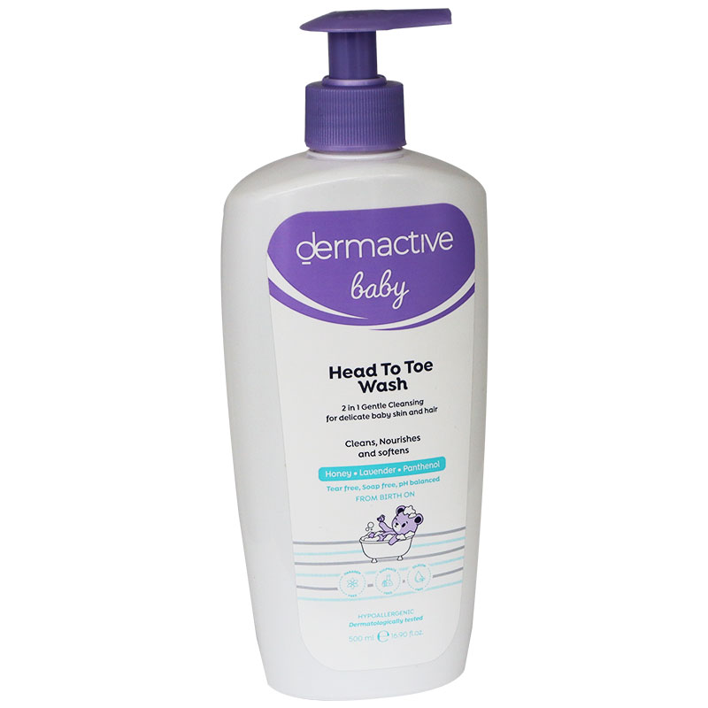 Dermactive Baby Head To Toe Wash 2X1 500ml image number 0