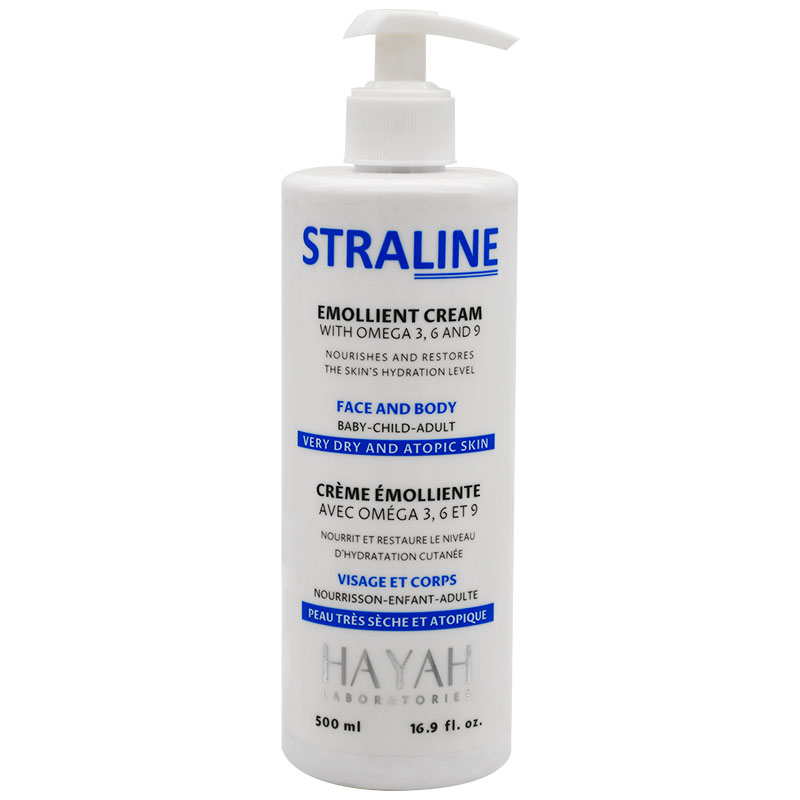 Straline Emollient Face&Body Cream 500ml image number 0