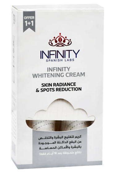 Infinity Whitening Cream 2X60gm (Offer Pack) image number 0