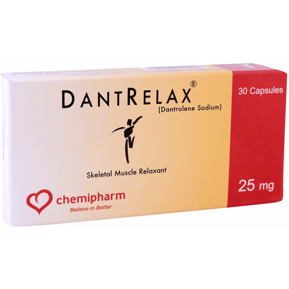 Dantrelax 25mg 30 Capsules image number 0