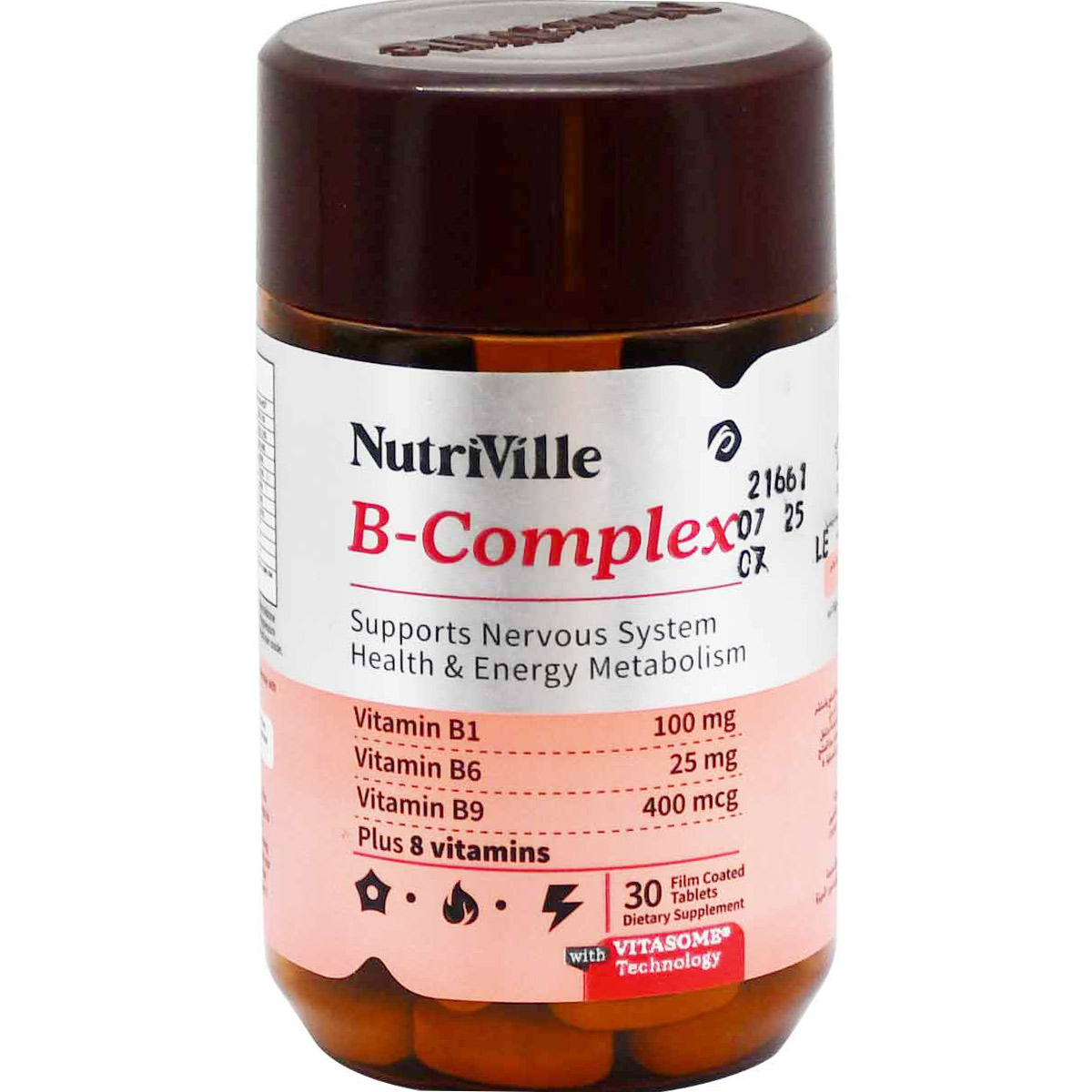 Nutriville B-Complex 30 Film Coated Tablets image number 0