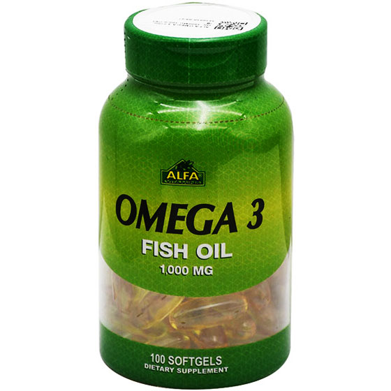 Alfa Omega 3 Fish Oil 1000mg 100 Capsules image number 0