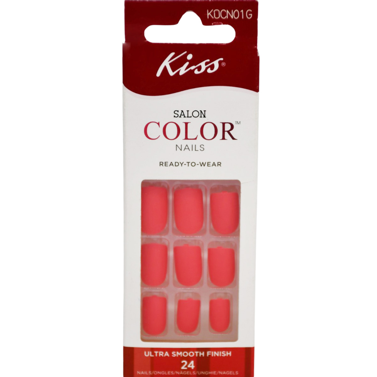 Kiss Salon Color Nails 24 Pieces/KOCN01G image number 0