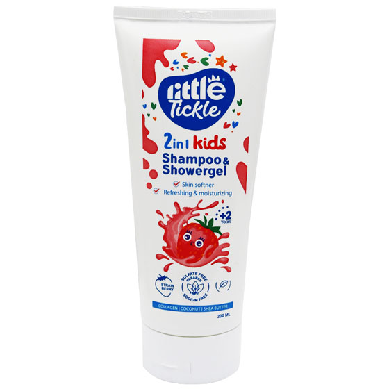 Little Tickle Kids Shampoo and Shower (Strawberry) 200ml image number 0
