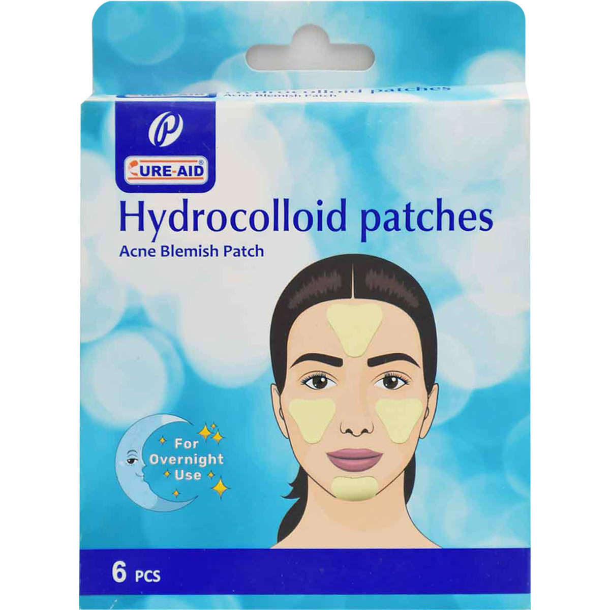 Cure Aid Hydrocolloid Patches 6 Pieces image number 0