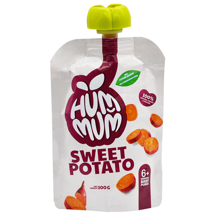 Hum Mum Sweet Potato Puree (6+ Months) 100gm image number 0