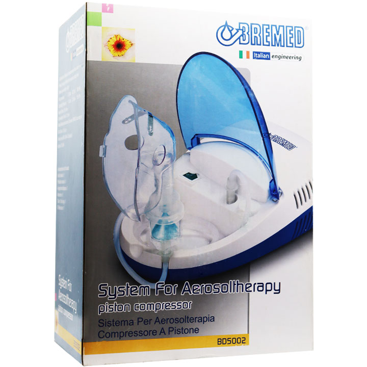 Bremed System For Aerosol Therapy Piston Compressor Nebulizer/Bd5002 image number 0