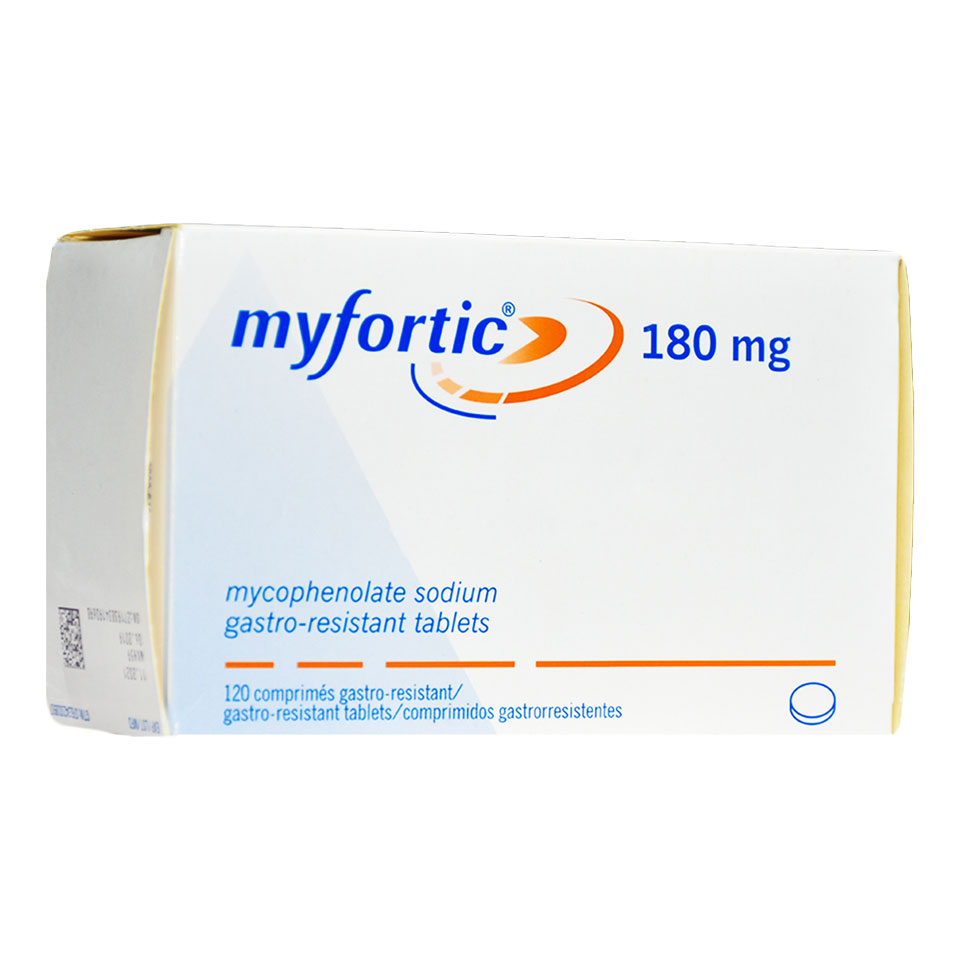Myfortic 180mg 120 Tablets image number 0