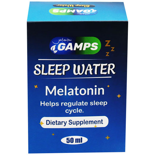 Gamps Sleep Water Melatonin Oral Drops 50ml image number 0