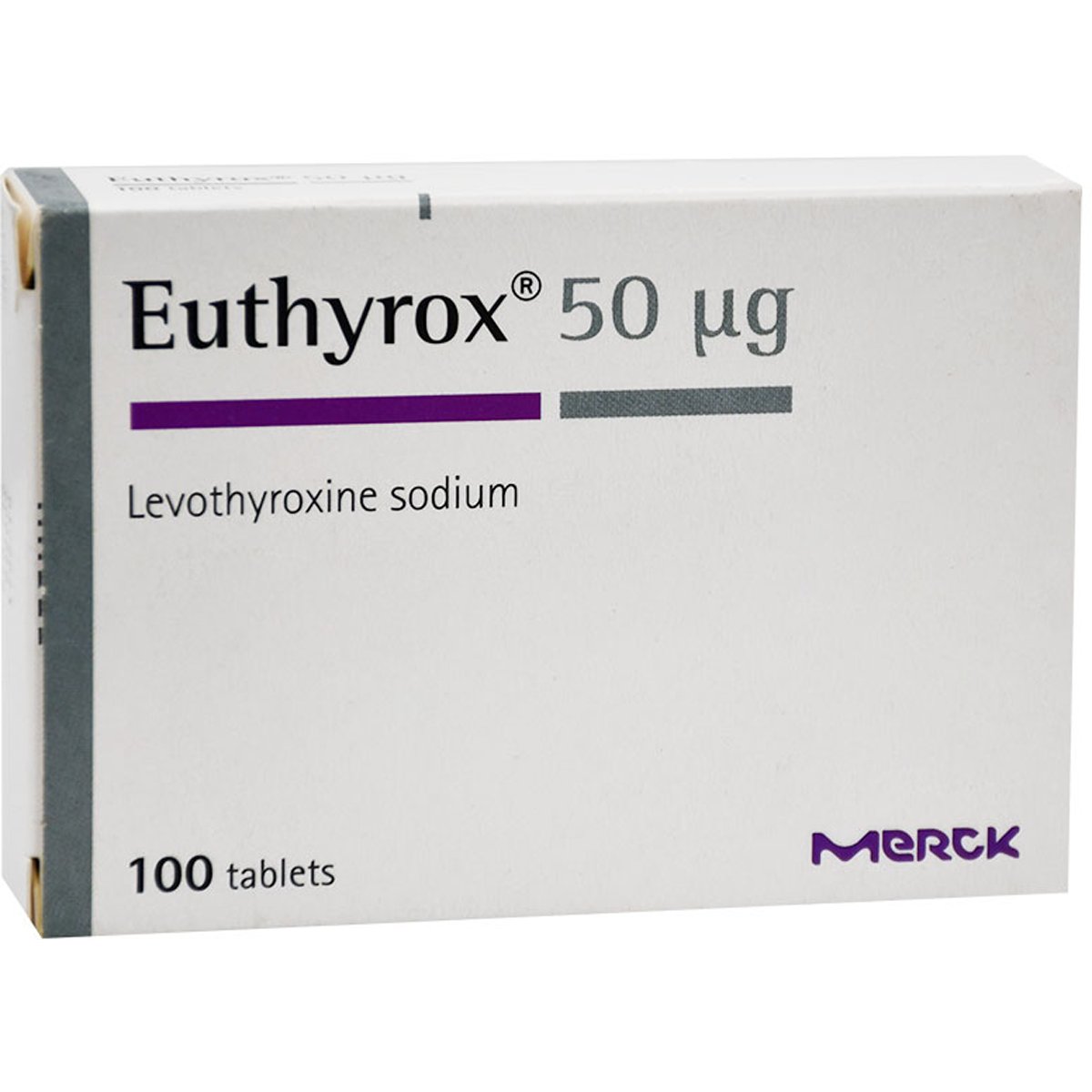 Euthyrox 50M 100 Tablets image number 0