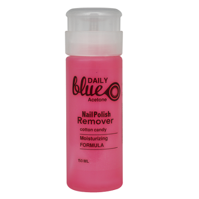 Daily Blue Nail Polish Remover Cotton Candy 150ml image number 0