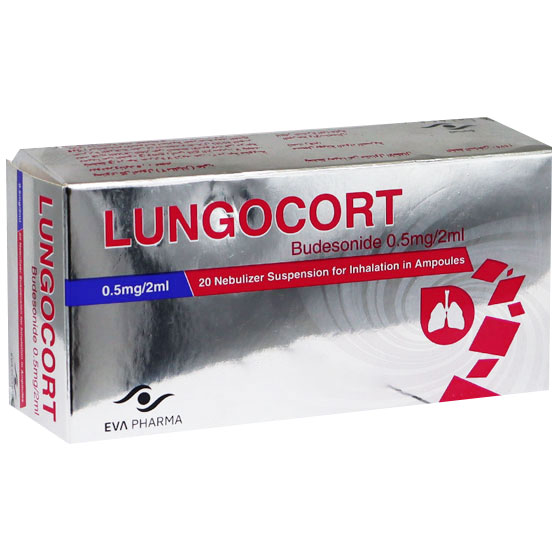 Lungocort Nebulizer Suspension for Inhalation 0.5mg/2ml 20 Ampoules image number 0