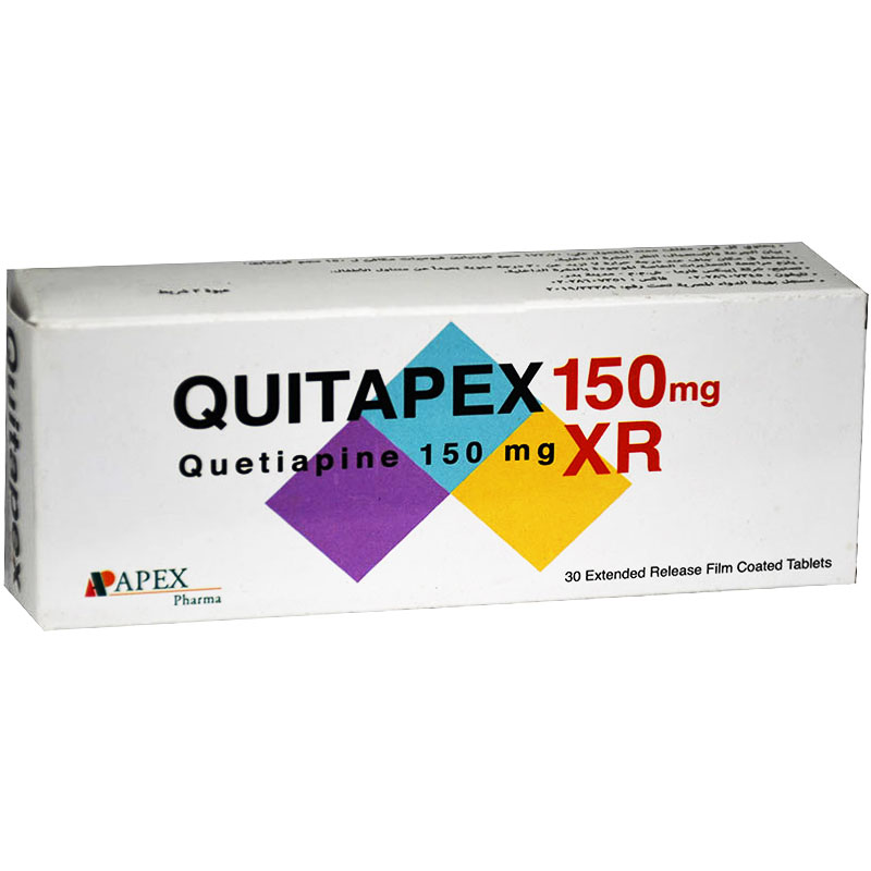 Quitapex 150mg XR 30 Film Coated Tablets image number 0