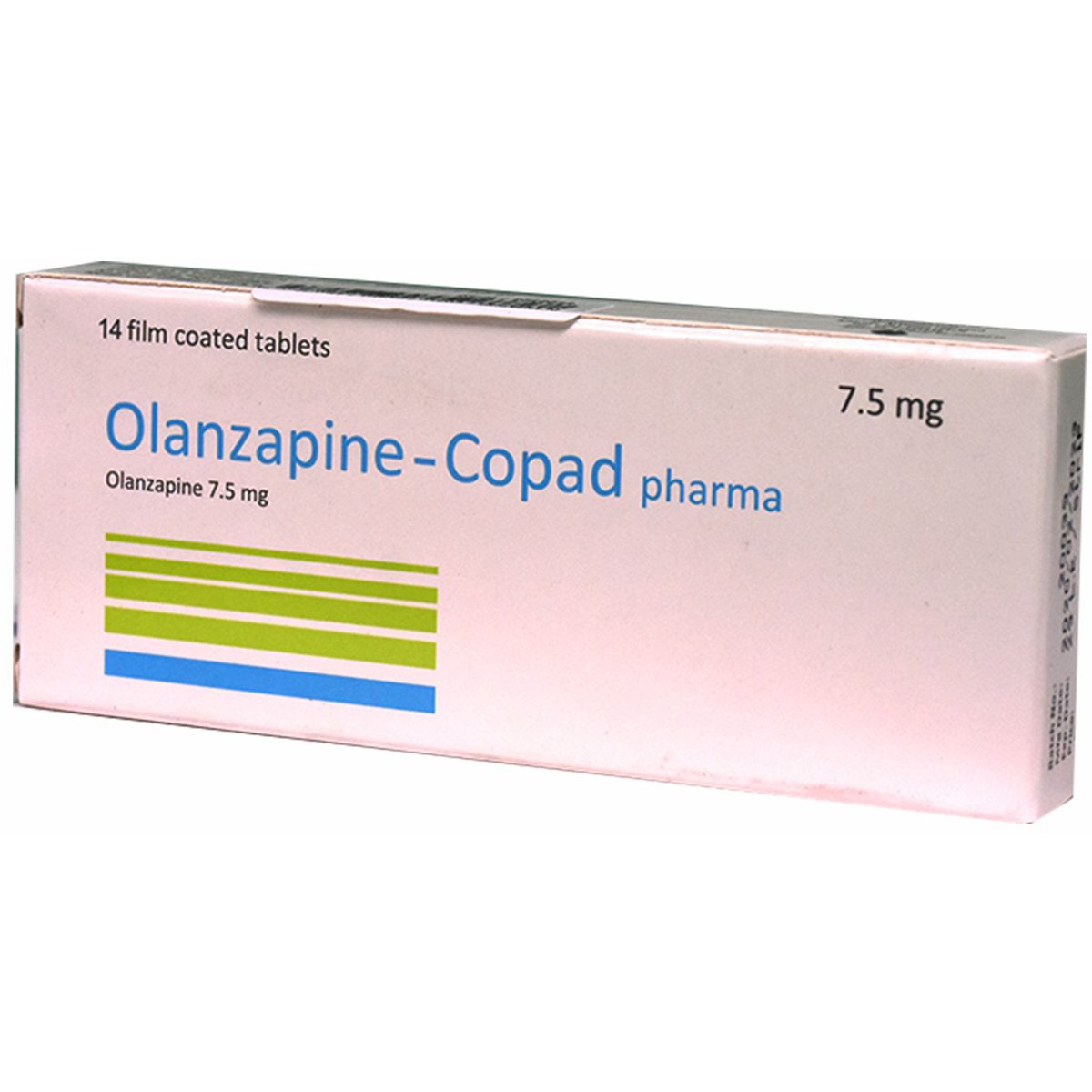 Olanzapine Copad Pharma 7.5Mg14 Film Coated Tablets image number 0
