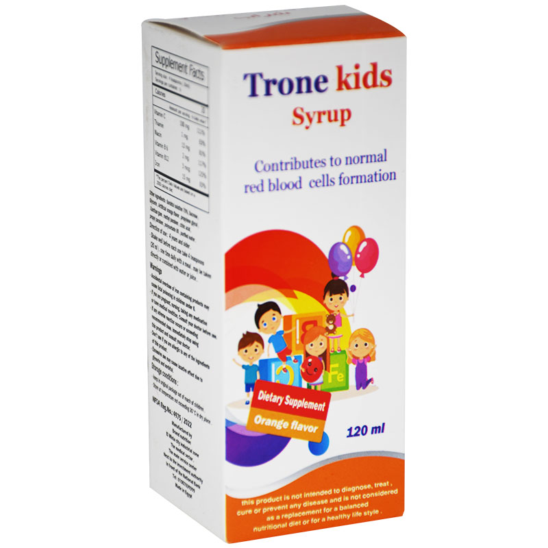 Trone Kids Orange Flavor 120ml Syrup image number 0