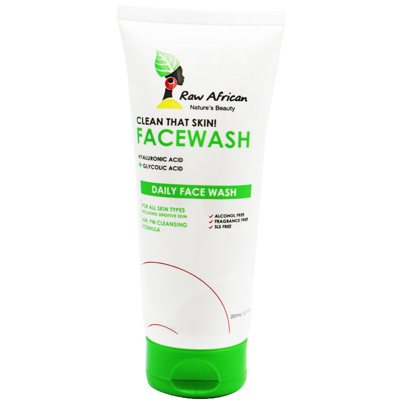 Raw African Clean That Skin Daily Face Wash 200ml image number 0