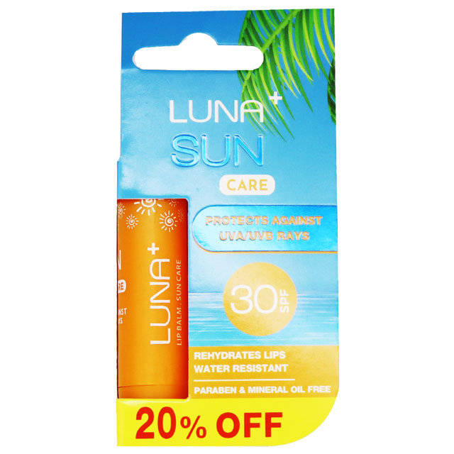 Luna Sun Care Lip Balm SPF(30) 3.5gm 20% (Offer Pack) image number 0