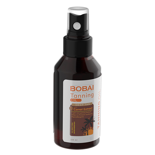 Bobai Tanning Oil with Carrot Extract 200ml image number 0