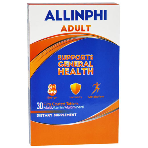 Allinphi Adult 30 Film Coated Tablets image number 0