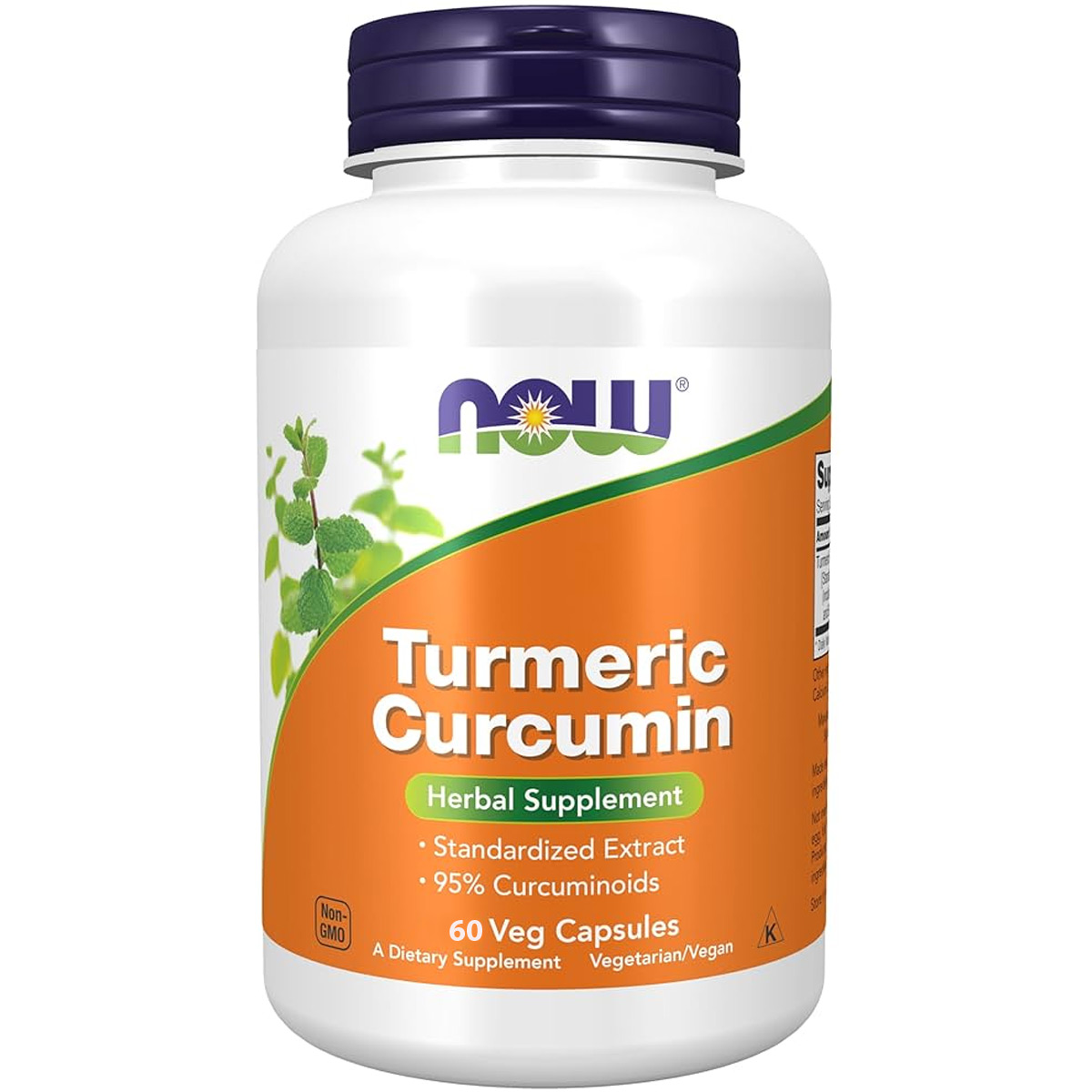 Now Turmeric Curcumin 60 Capsules image number 0