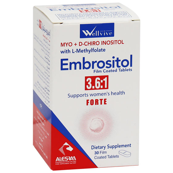 Embrositol Forte (3.6:1) for Women 30 Film Coated Tablets image number 0