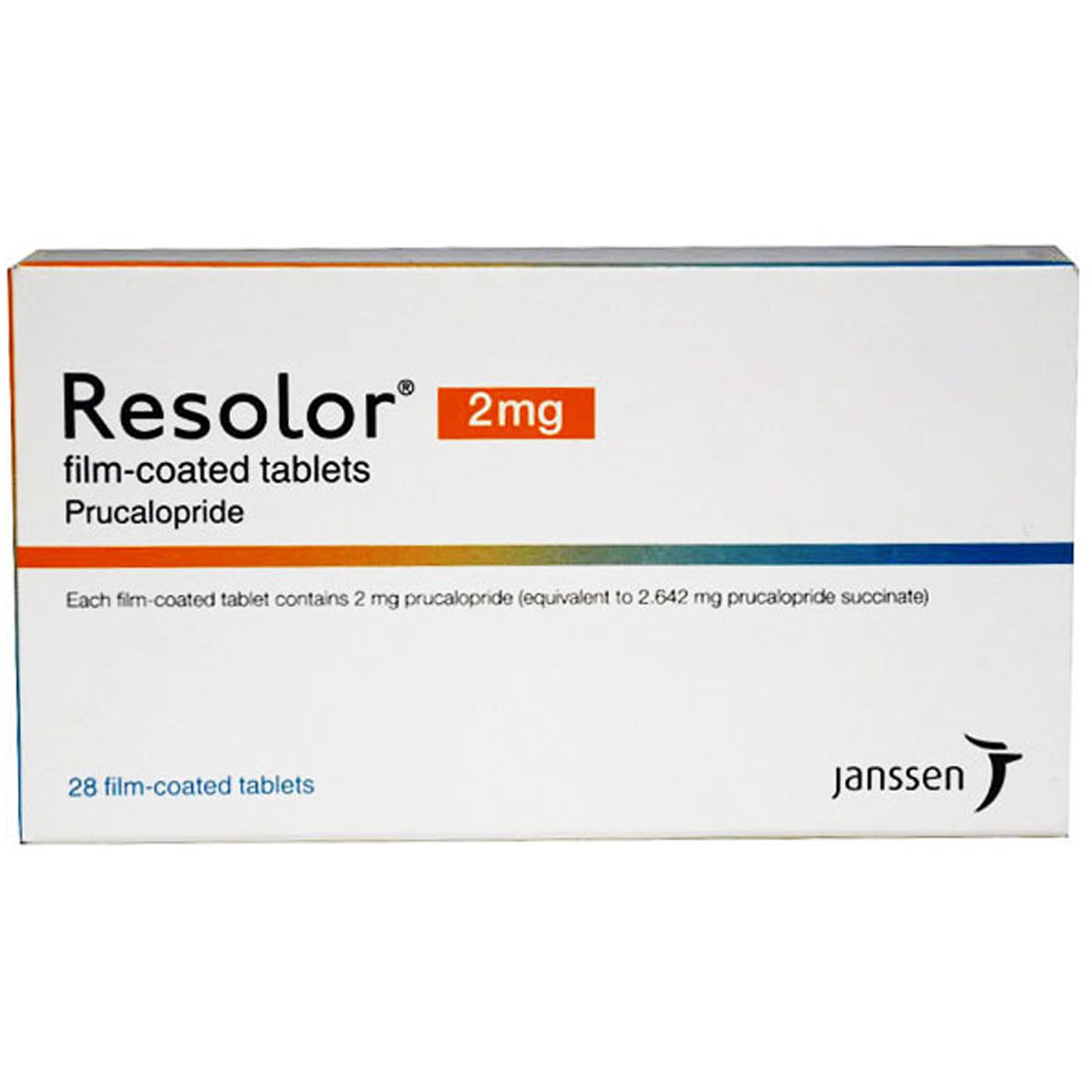 Resolor 2mg 28 Film Coated Tablets image number 0