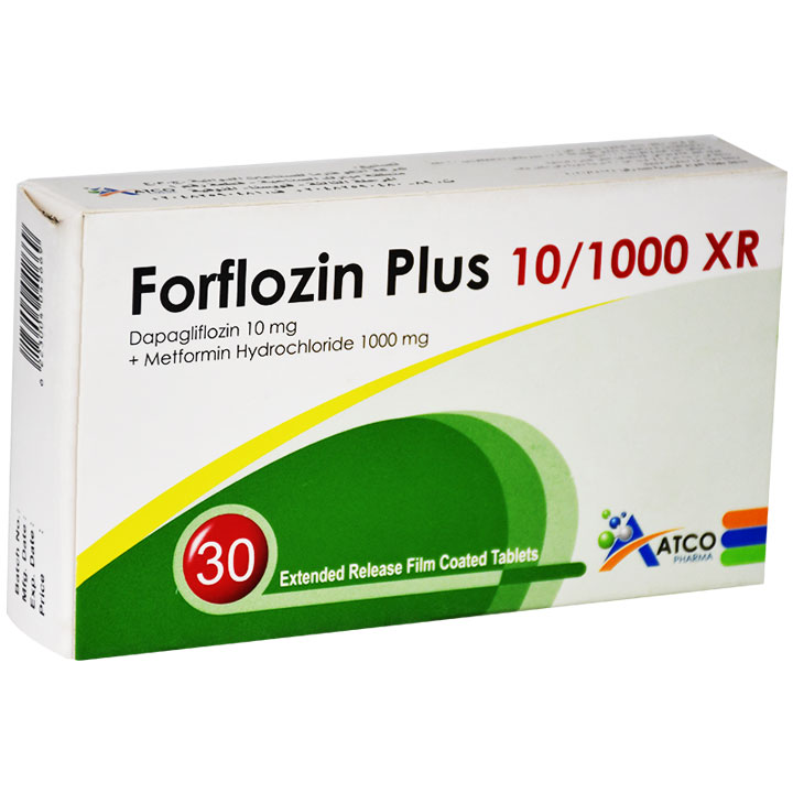 Forflozin Plus 10/1000mg XR 30 Tablets image number 0