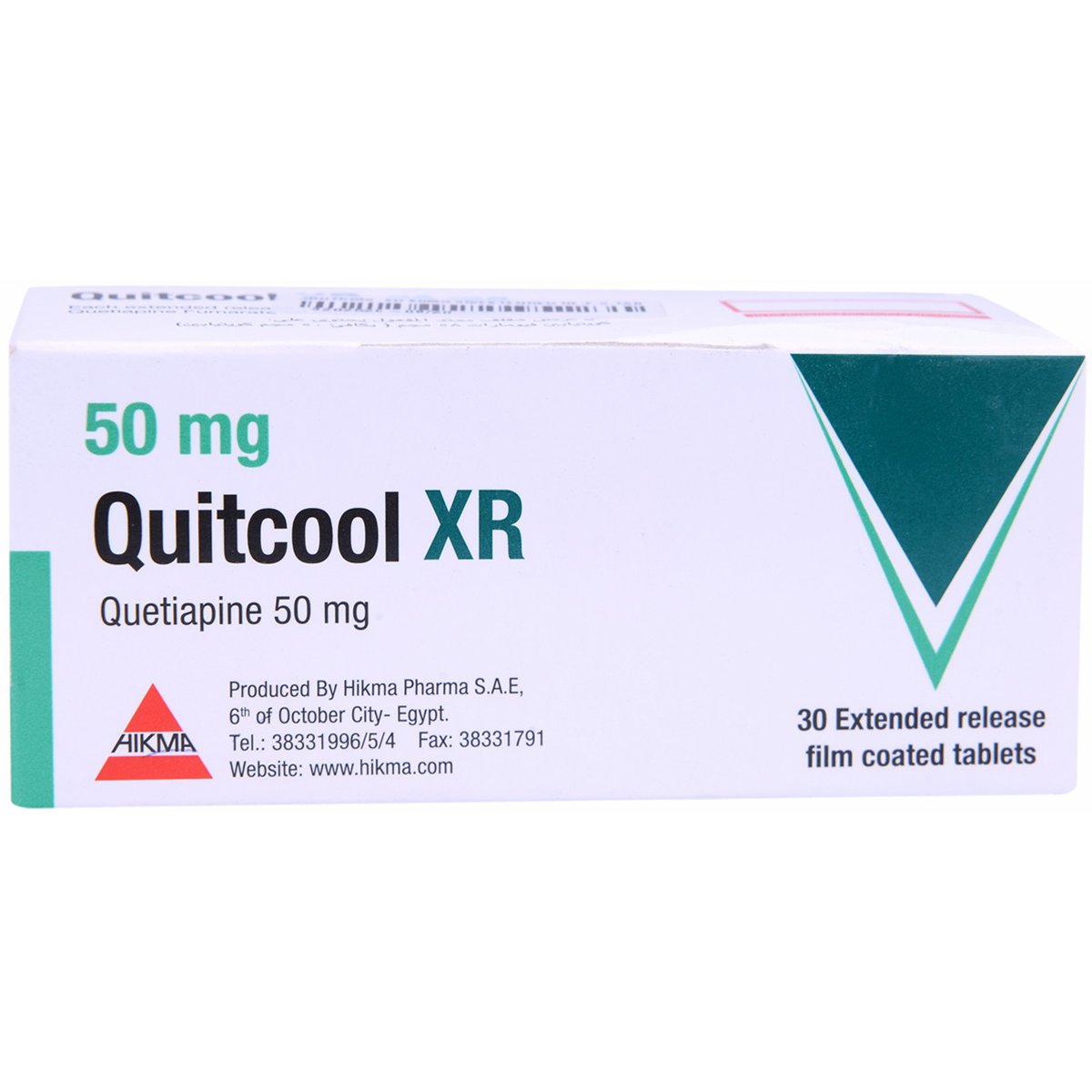 Quitcool XR (Extended Release) 50mg 30Extended Release Film Coated Tablets image number 0