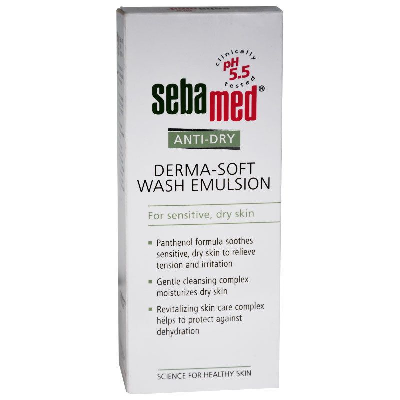 Seba Med Anti Dry Derma-Soft Wash Emultion 200ml image number 0