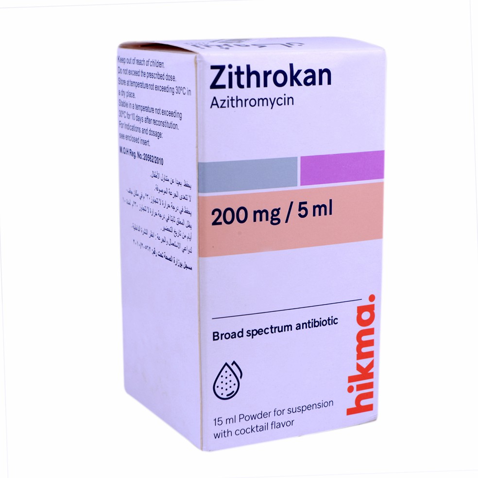 Zithrokan 200mg (15ml) Suspension image number 0