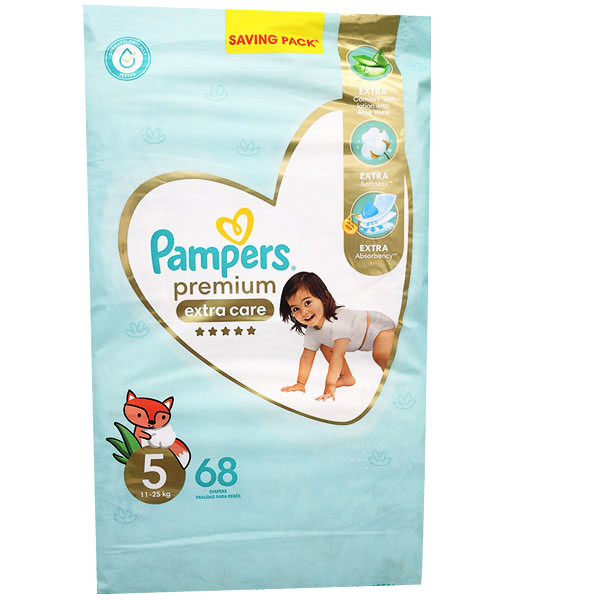 Pampers Premium Extra Care (5) (11-25 KG) 68 Pieces image number 0